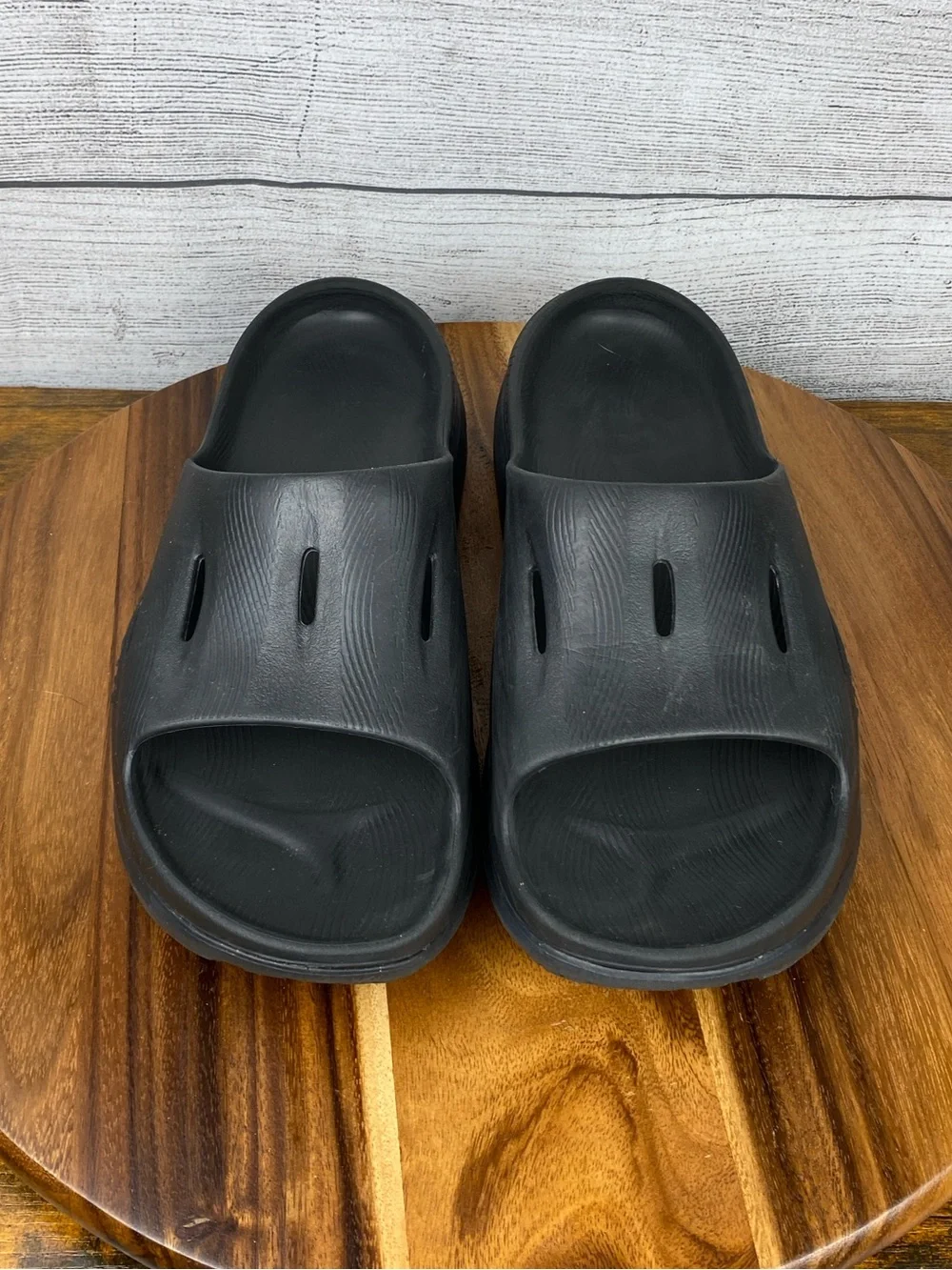 HOKA One One Ora Recovery Slide 3 Black Sandals Men’s Shoe Size 13